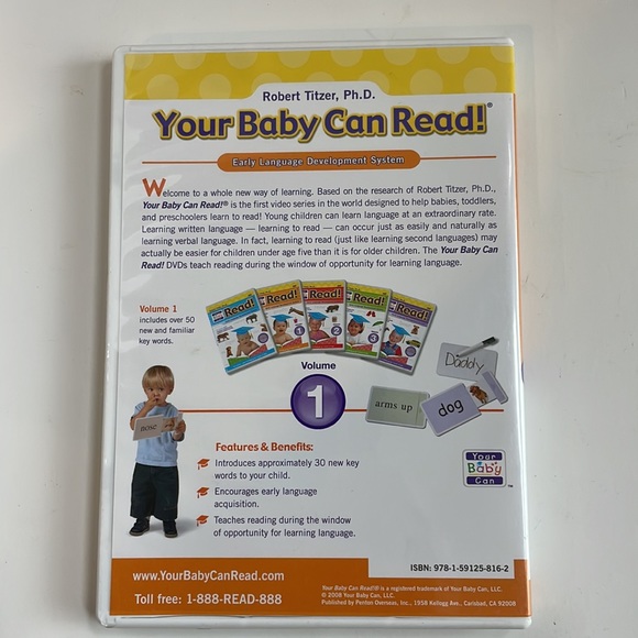 Your Baby Can Read Early Language Development Volume 2, DVD Video and Word Cards - Picture 3 of 8